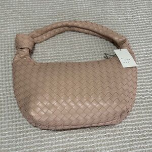 A New Day Woven Slouchy Shoulder Handbag
